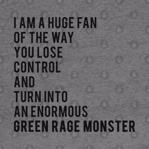 Green Rage Monster by beunstoppable